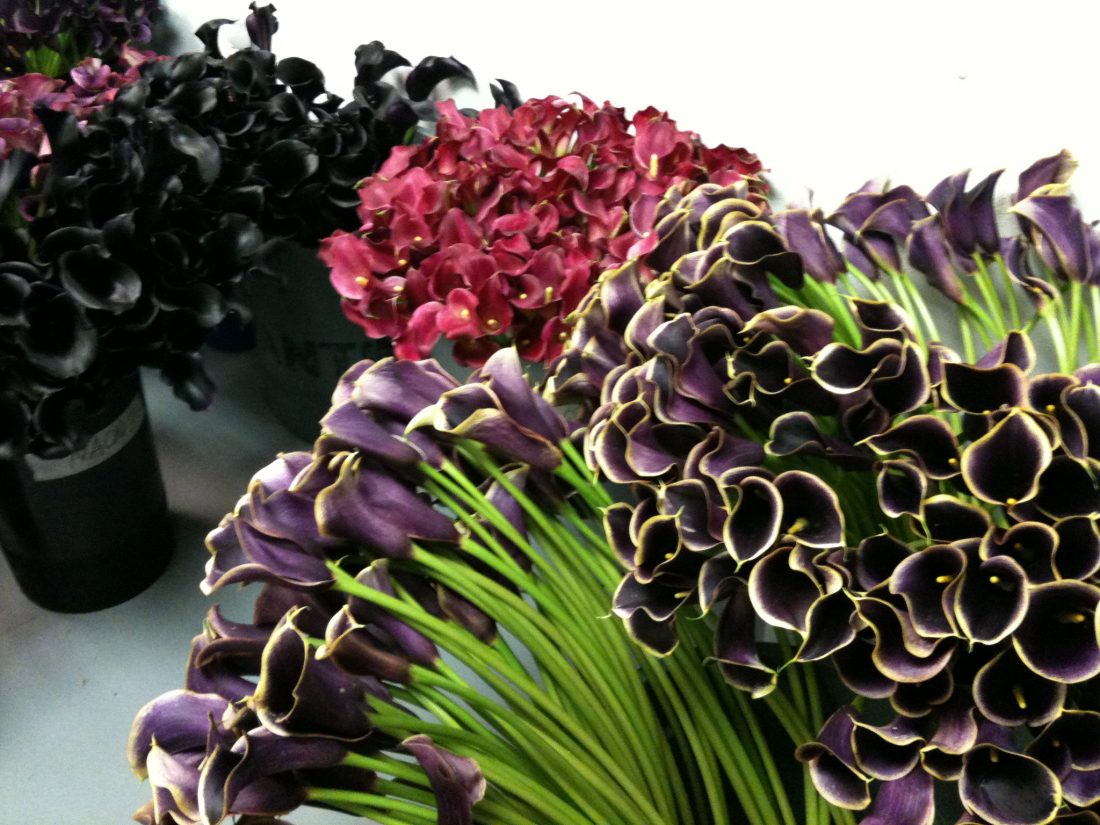 purple calla lilies Event Planning and Design, Philadelphia Evantine